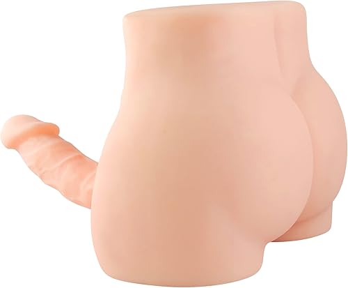 Muñeca sexual con consolador de 7.71 libras, muñeca sexual de pene grande en 3D para mujeres, masturbación, trasero sexy suave y agujero anal