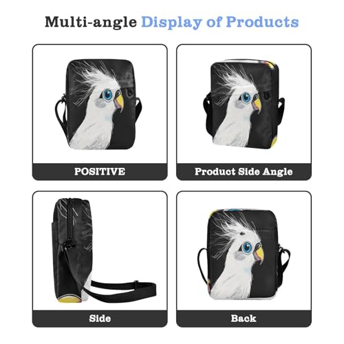 Funny Cockatiel messenger bag for women Small Crossbody Bag Women Shoulder Hand Bags Adjustable Strap for Shopping Shopping4