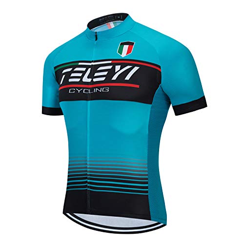 Maillot de cyclisme homme séchage rapide réfléchissant respirant de taille S à 3XL