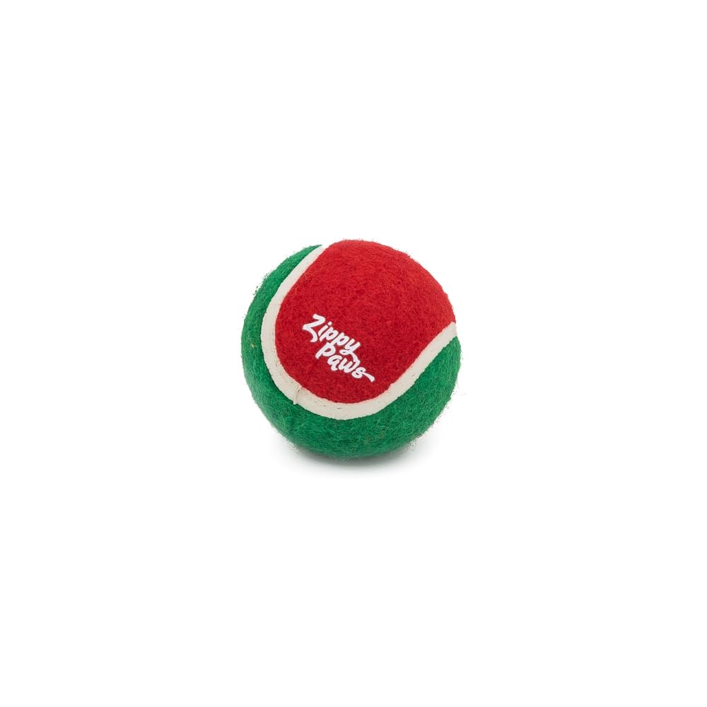 Zippy Paws Holiday ZippyBallz 3-Pack Dog Ball Toy with 3 built in squeaker Squeakers for Dogs - Image 2