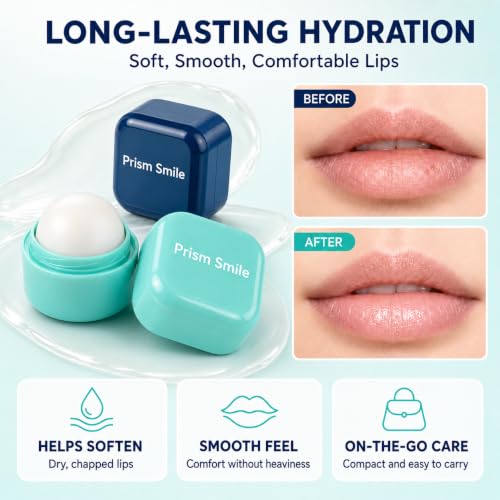 12 Pack Vanilla Lip Balm Set for Dry Cracked Lips, Deep Moisturizing Chapstick with Vitamin E & Shea Butter, Non-Greasy Lip Care & Stocking Stuffers Gift Box for Women Men Teens, Travel Friendly — view 2