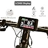 JEWMIA Kit de Conversion E-Bike E-Bike 20"/ 24" / 26"/ 27,5" / 28"/ 29" / 700c Roue Avant 36V 500W Kit de Vélo Électrique avec Écran LCD8H,28" #3