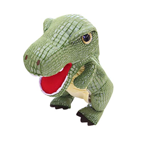 Preisvergleich Produktbild Luccase Grün Plüsch Dinosaurier Spielzeug 25x14cm Plüsch Elektronischer Brüllender Dinosaurier Stand Weg Wechselwirkender Roboter Scherzt Spielzeug Geschenke für Kinder