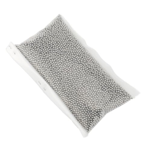 Alomejor Edelstahl-Polierperlen, Hervorragendes Material für Hochglanz-Finish auf Gold und Silber, 1 Beutel (Edelstahl)