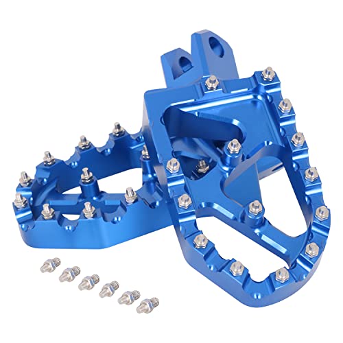 Dirt Bike Foot Pegs Motorcycle Footpegs Lengthen Foot Pedals Rests Cnc For Drz400 00-04 Drz400E 00-07 Drz400S 00-19 Drz400Sm 05-19 Rm250 Rm125 89-06 Rm250Z 01-06 Rmx250 89-96 Dirt Bike Blue #TOP1