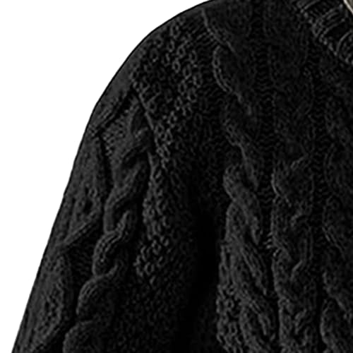 Men's Cable Knit Pullover Winter Casual Knitted Comfort Male Sweater Long Sleeve Classic Knits Sweaters3