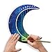 OriGlam Lyre Harp 7 String DIY, Moon Shaped Lyre Harp Musical Instrument, Wood String Instruments, Make Your Own Basswood