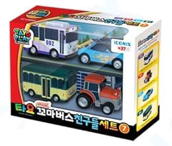 Tayo ミニカー The Little Bus ちびっこバス タヨ フレンズ Amazon.co.jp: Tayo The Little Bus Friends Set 7 ちびっこバス タヨ