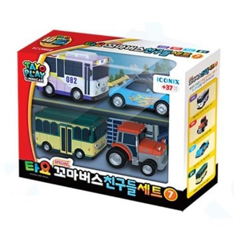 Tayo The Little Bus Friends Set 7 ���т����o�X �^�� �t�����Y �X�y�V���� �~�j 4�s�[�X [���s�A���i]