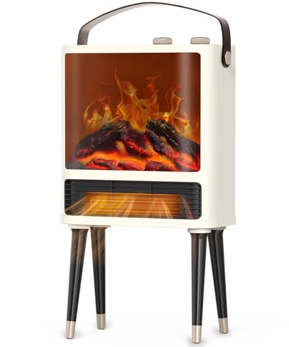 Indoor 1500W Electric Fireplace Space Heater