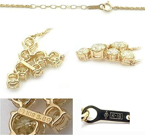 [タサキ] 田崎 ダイヤモンド ネックレス 3.89ct K18YG 中古
