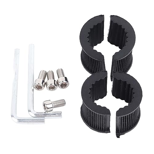 Grcfumo 1 par de braçadeira de tubo de refletor LED, braçadeira de luz LED de liga de alumínio, braç