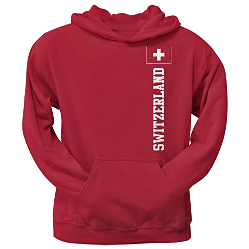FIFA World Cup Switzerland Red Adult Pullover Hoodie - Small