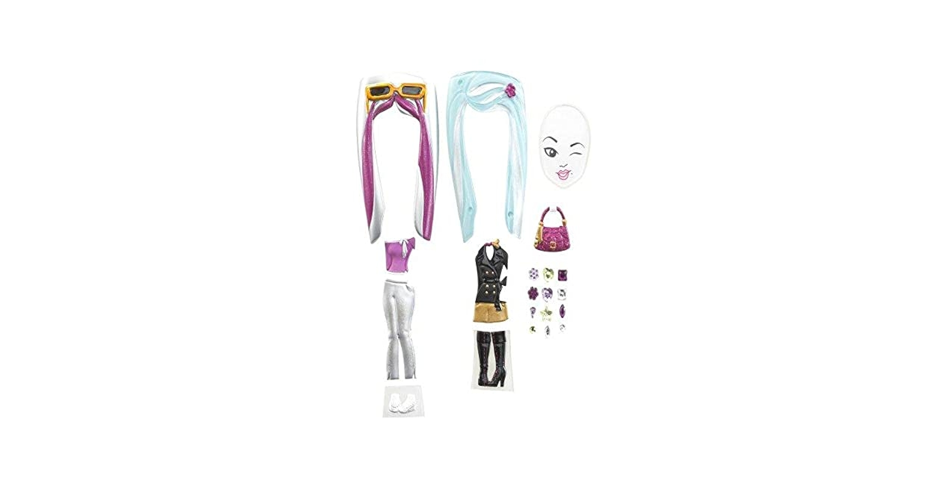 andmary Barbie girls set up/gray M 新品未使用 ANDMARY】Barbie girls set up