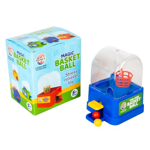 Image of RATNA'S Mini Magic Basket Ball Shooting Game, Handheld Tabletop Party Games, Return Gift for Kids