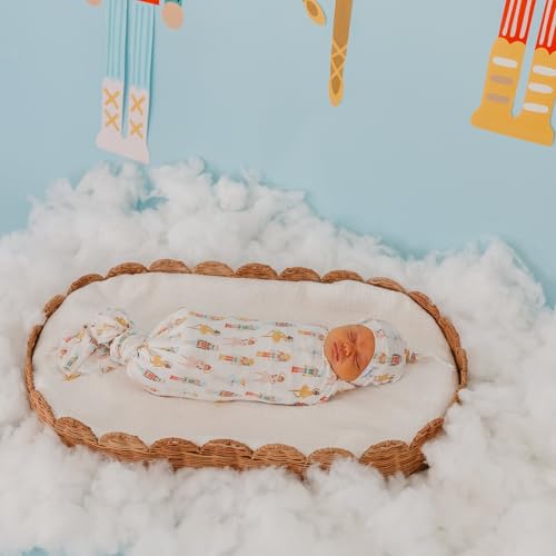 Image of Copper Pearl Swaddle Blankets for Newborns | Soft Stretchy Receiving Blankets for Boys and Girls | Large 46 x 46 Inch Baby Blankets | Lightweight and Breathable Swaddles | Juliet