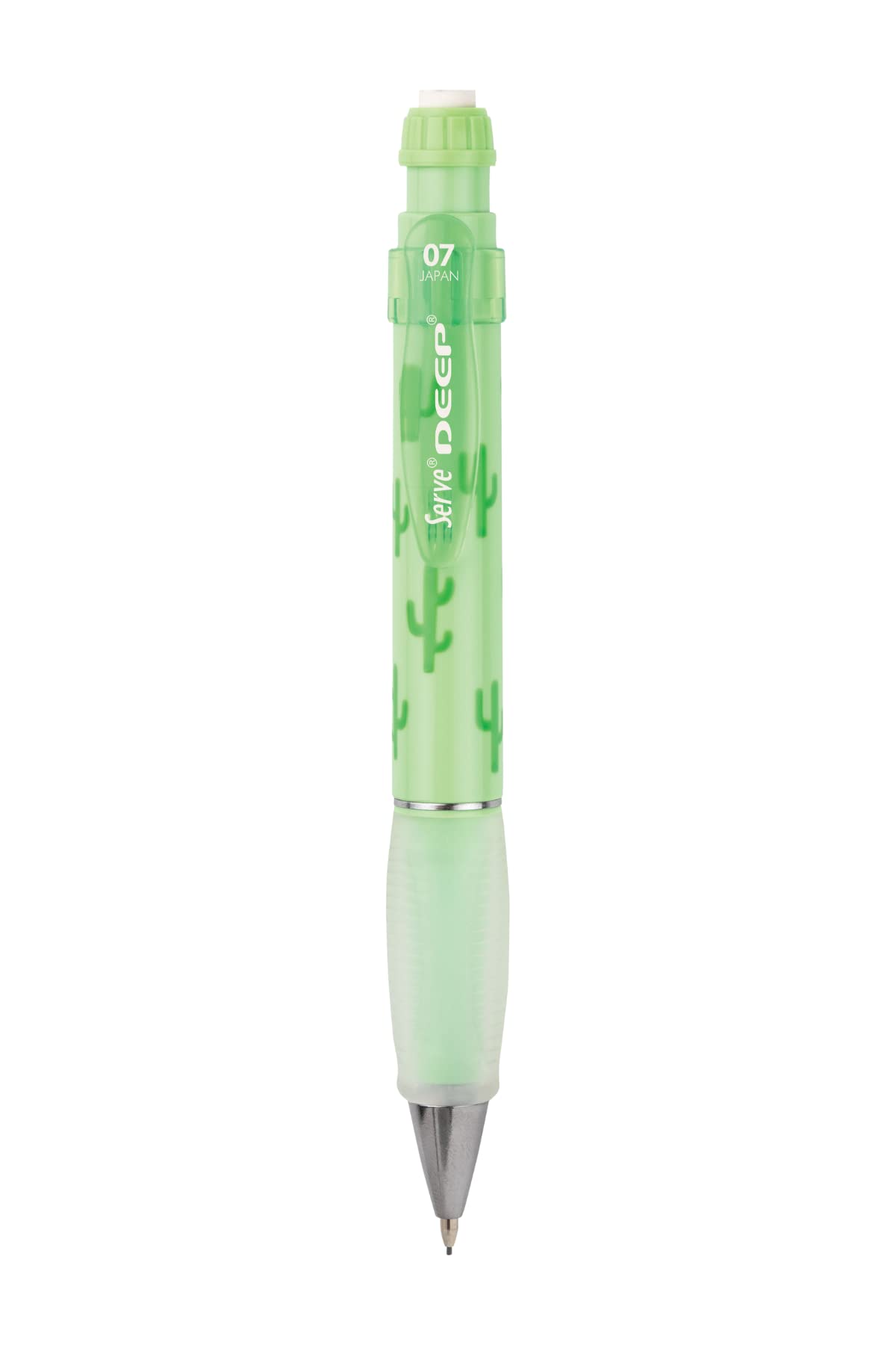 SERVE Deep Mekanik Kurşun KLM 07 MM, Elma Yeşili, Kaktus Deseni