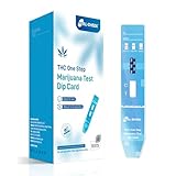 Drug Test Kit Marijuana, THC Screen Urine Drug Test Kit, 50 ng/ml, Marijuana Drug Test for Home Use, Results in 5 Minutes - 6 Strips, EXP. 30th March 2026