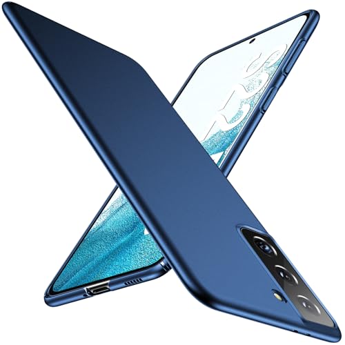 Coque Samsung S22 robuste résistante chocs bleu mat