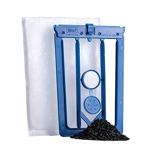 Image of Tetra Whisper Bio-Bag Filter Aquarium Cartridges, Large Filter with Stay Clean Technology, Removes Odors and Discoloration, Easy to Assemble,4 Large Blue Filters
