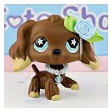 TXLDHVAZI Rare Pet Shop More Choices, Shorthair Cat Collie Dachshund Dog Cocker Spaniel Great Dane Puppy Dog Collectible Imagination Toys and Accessories for Kids (Cocker Spaniel 960)