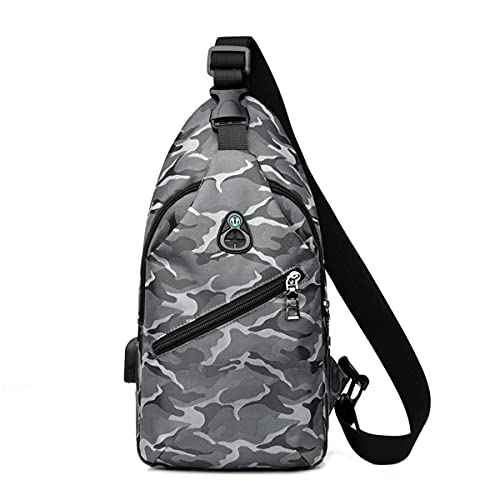 Sac à bandoulière imperméable homme avec USB pour vos trajets quotidiens et sorties