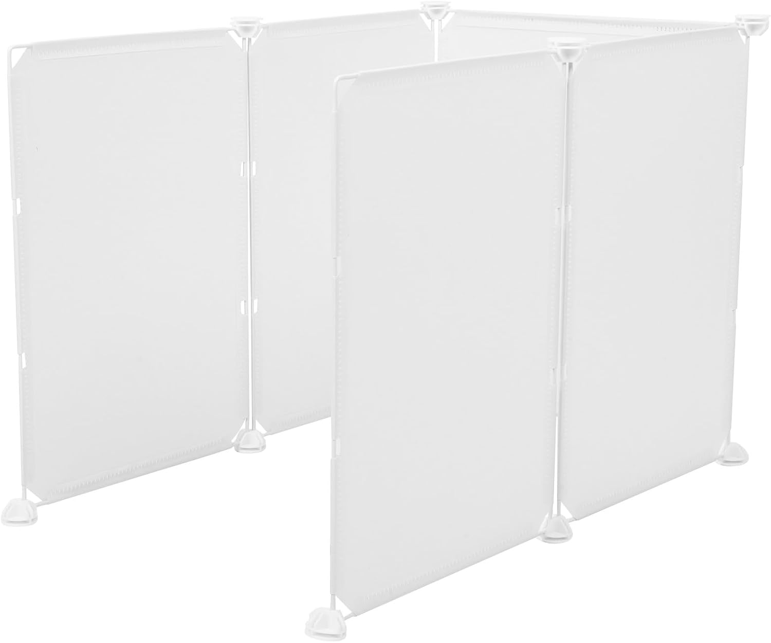 Plastic Guard for Cat Box: 3 Sides Puppy Pad Splash Guard - Leakproof Dog Urine Splash Barrier for Indoor Potty Training and Kennel Use