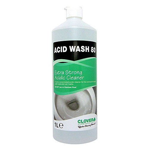 Clover Chemicals 502 Acid Wash 80 Extra Strong Acidic Cleaner 1 L