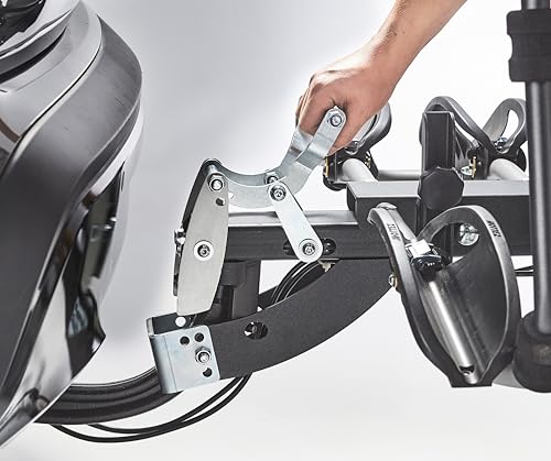 Portabici 2 Biciclette Su Gancio Di Traino Pieghevole Premium Mottez, Acciaio - 7