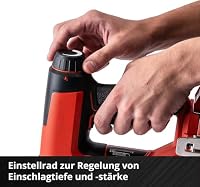 Einhell Akku-Nagler TE-CN 18 Li-Solo | PXC | 18 V | Nagler & Tacker | 20 Schuss/min | 32 mm Nagellänge | 22 mm Klammerlänge | je 300 Klammern & Nägel | ohne Akku – Ansicht 8