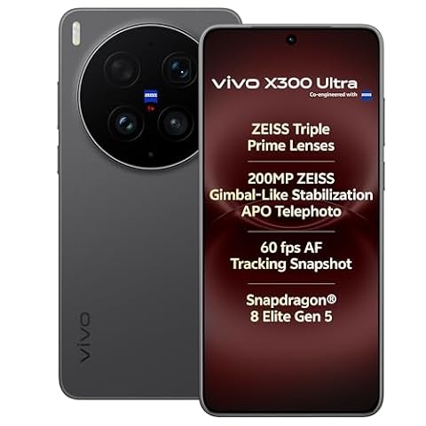vivo X300 Ultra 5G (Eclipse Black, 16GB+512GB) Photographer KIT