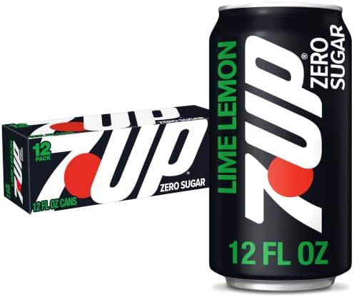 Zero Sugar 7-Up Soda, 12 Oz., Pack of 12