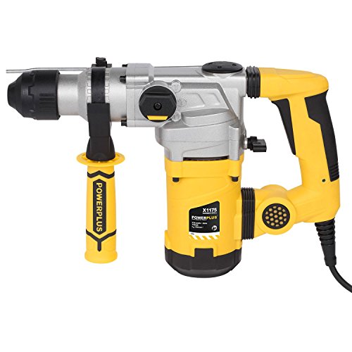 SDS-Plus Bohrhammer 1600 Watt Stemmhammer Meißelhammer im Koffer + Gehörschutz – Bild 4