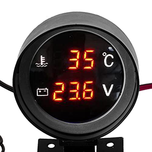 Generic Voltímetro medidor de temperatura da água do carro Premium substitui acessórios para carro L