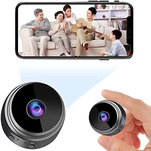 RANBENKY 2022Wireless Hidden Camera Detector Indoor,with Rechargeable Battery Powered WiFi Camera,Upgraded Night Vision Home Security Camera,1080P FHD and Cloud Storage