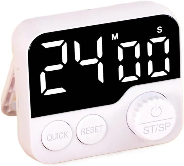 Large Screen Kitchen Timer LED Digital Reminder Count Up Countdown Sleep Alarm Clock Stopwatc