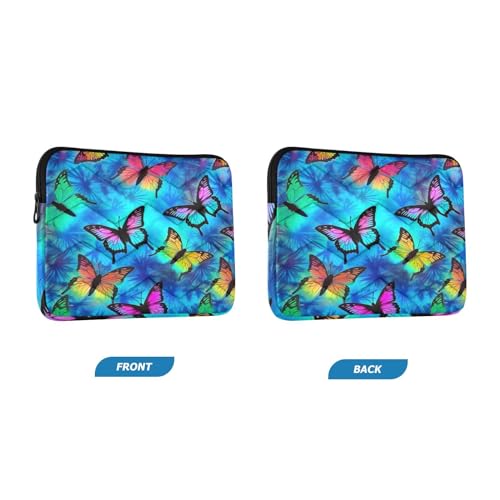 Funda para portátil 13-14 pulg mariposas color waterproof miniatura 2