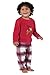 Pijama Familiar de Navidad Invierno Dos Piezas Pantalon y Camiseta Conjunto Mama...