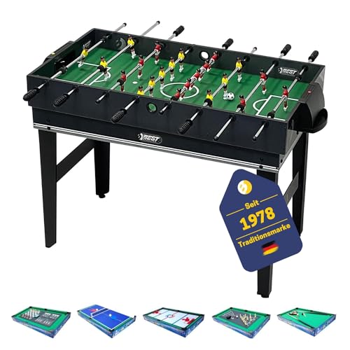 Best Sporting Tischkicker Kinder & Erwachsene 10 in 1 Set I Multigame-Spieltisch...