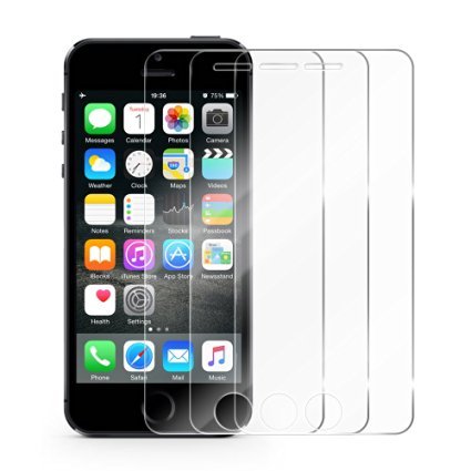 iPhone 6, iPhone 6s/7 ZeroDamage Tempered Glass Screen Protector with Alignment Tool. 33m [Smooth Edge] Anti Fingerprint Shatterproof Anti-Scratch Fits Apple 6/6s/7 - SaharaCase