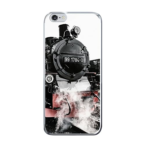 Image of König Design Protective Case for Apple iPhone 6 / 6S Silicone Case Cover Choose Model for Apple iPhone 6 / 6S Steam Train Roland Design