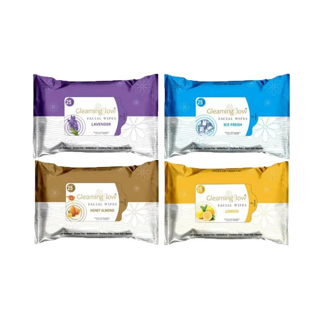 Refreshing Face Wipes for Women's - 25 Tissues (each), Pack of 4-image-11