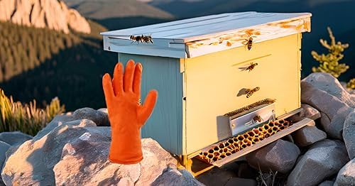 ADSANS Rubber bee Keeping Gloves - Image 2 thumbnail
