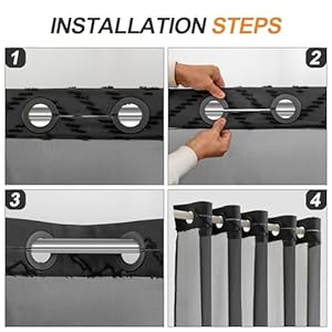 No Hooks Stall Fabric Shower Curtain with Snap in Liner- Water Repellent Tufted Chevron Striped Shower Curtains for Bath Tubs, Narrow Hotel Quality Bath Curtain Set, 36Wx74H, Black