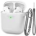AhaStyle Upgrade AirPods Case Silicon Protective Cover [Front LED Visible] Compatible with Apple AirPods 2 and 1 (Clear)
