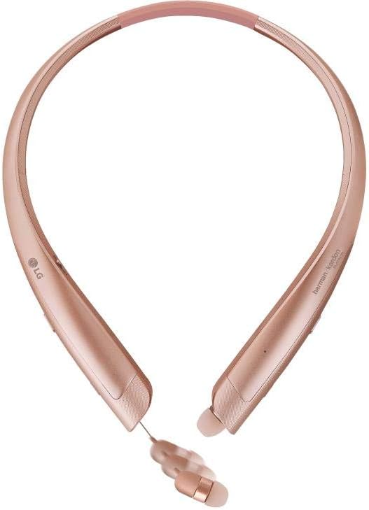 LG Tone Platinum Se HBS-1120 Wireless Bluetooth Stereo Headset Rose Gold (Retail Packaging)