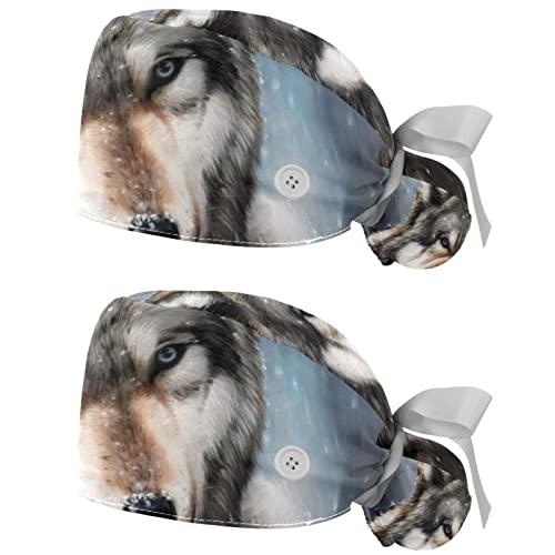 Chapeaux de travail loup d'hiver casquettes de travail respirantes JDEZ lot de 2 unisexes
