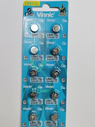 Vinnic L736-C10 AG3 Alkaline Coin Cell(10x)