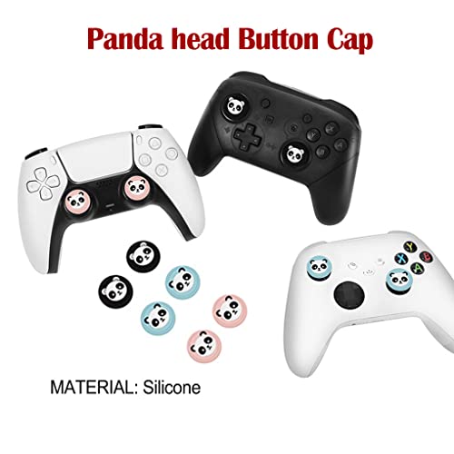 WUIOAUSXN 2 peças Gamepad Thumbstick Capas de Silicone Joystick Punhos antiderrapantes Caps Acessóri