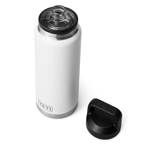 YETI Rambler Flasche Mit Chug-Verschluss, White, 36 oz (1 L)